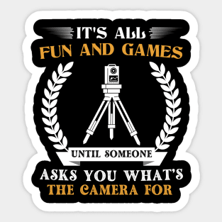 Surveyors Surveying Technician Cartographer land surveyor Sticker